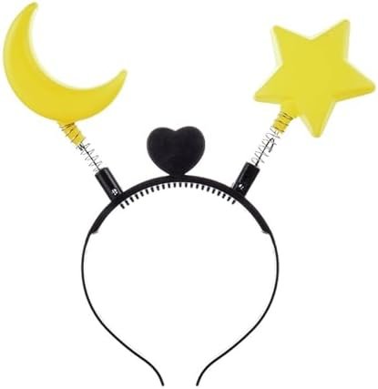 Fidoo LED Moon Star Headdress,WreathHeadband Luminous Headpiece for Girls Women Wedding Festival Holiday Christmas New Year