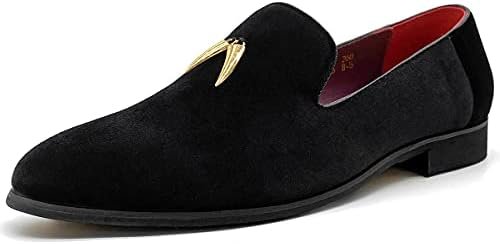 CMM Men’s Luxury Penny Slip-On Loafer Party Dancing Shoes