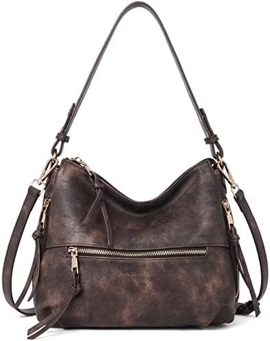 BOSTANTEN Purses for Women Designer Handbags Vegan Leather Hobo Bags Ladies Shoulder Bags Pocketbooks