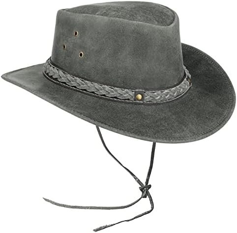 BRANDSLOCK Cowboy Hat for Men Women Lightweight Handcrafted Western Shapeable Wide Brim Durable Cowgirl Outback Hat