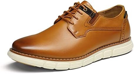 Bruno Marc Men’s Oxford Dress Sneakers Casual Leather Dress Shoes