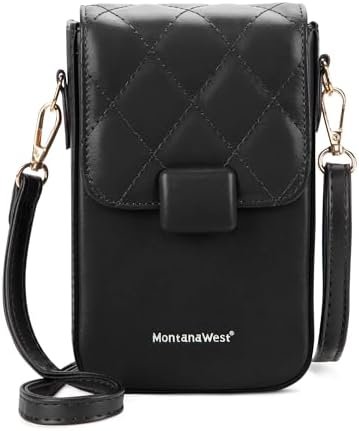 Montana West Cell Phone Purse Small Crossbody Bags for Women Mini Cellphone Wallet Bag with RFID Blocking Credit Card Slots