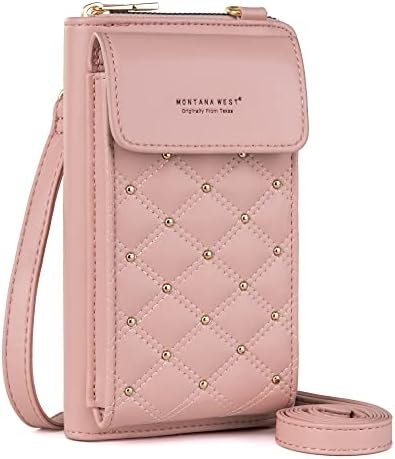 Montana West Small Crossbody Cell Phone Purse for Women RFID Blocking Cellphone Wallet