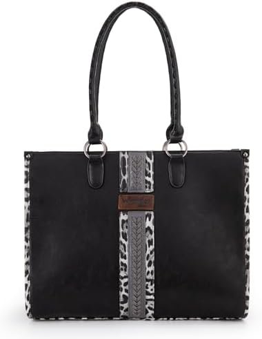 Wrangler Tote Bag for Women Western Woven Shoulder Purse Versatile Handbags