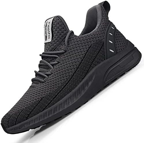 Feethit Mens Slip On Walking Shoes Blade Tennis Shoes Non Slip Running Shoes Lightweight Workout Shoes Breathable Mesh Fashion Sneakers