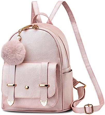 chzk Girls Cute Mini Backpack Purse Fashion School Bags PU Leather Casual Backpack for Teens Women