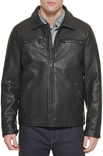 Dockers Men’s James Faux Leather Jacket