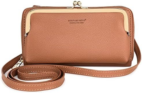 Montana West Small Crossbody Cell Phone Purse for Women RFID Blocking Cellphone Wallet