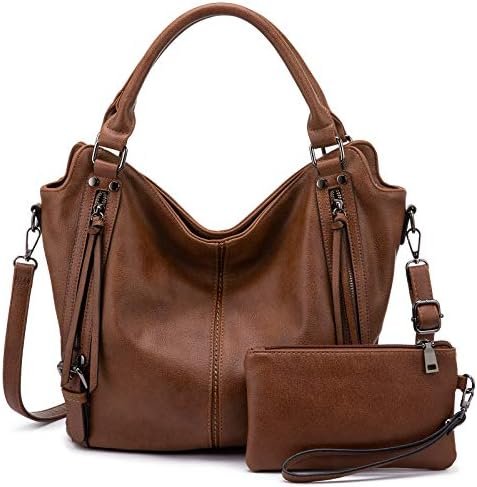 Tote Bag for Women PU Leather Shoulder Bags Fashion Hobo Bags Large Purse and Handbags with Adjustable Shoulder Strap