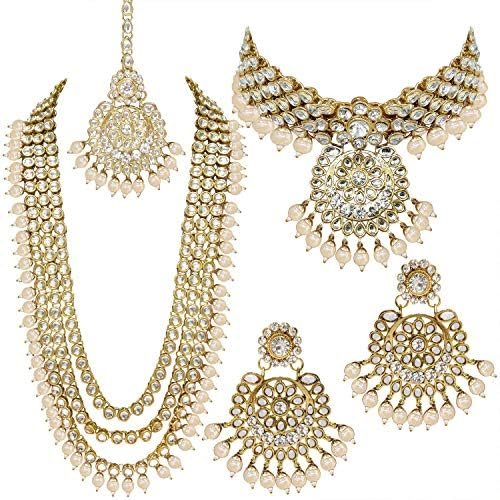 Aheli Indian Wedding Heavy Bridal Traditional Jewellery Set for Women