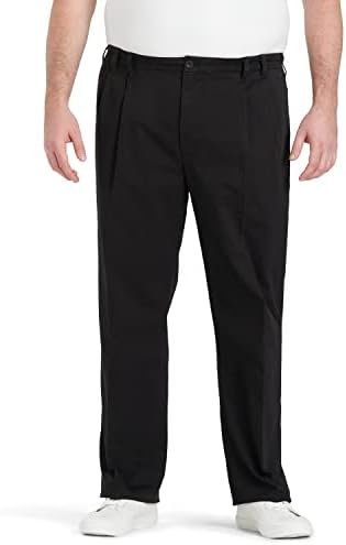 IZOD Men’s Big and Tall Performance Stretch Pleated Pant