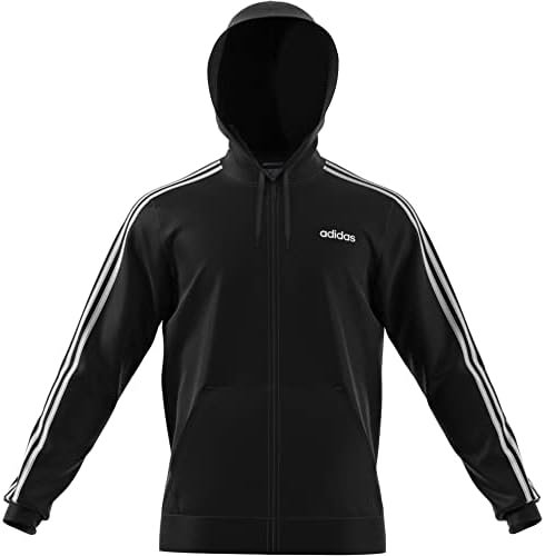 adidas Men’s Essentials 3-Stripes Fleece Hoodie