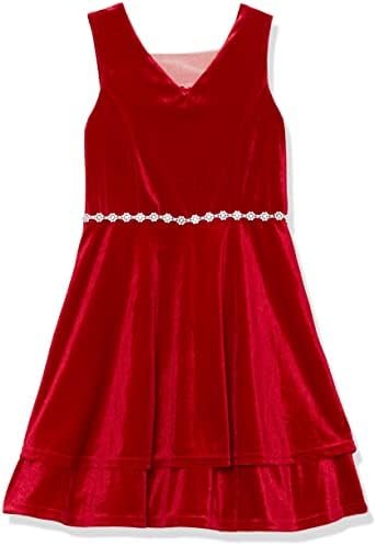 Speechless Girls’ Short Sleeveless Layered Dress