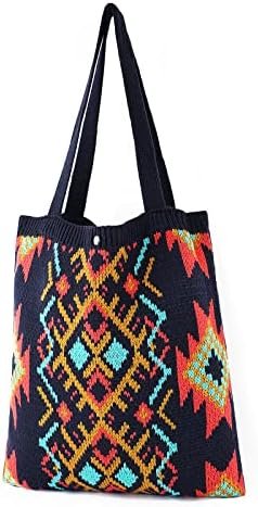 L-LAN- Knitted Tote Bag for Women