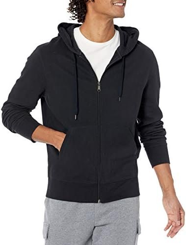 Amazon Essentials Men’s Lightweight French Terry Full-Zip Hooded Sweatshirt