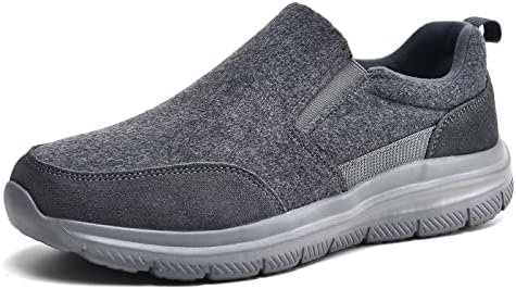 Zuwoigo Men’s Casual Slip on Walking Shoes-Comfortable Loafer Driving Work Tennis Boat Shoes