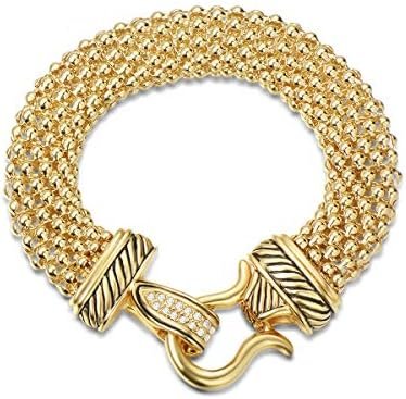 UNY Jewelry Antique Fashion Popcorn Chain Designer Brand Inspired Women Unique Christmas Gifts Bracelets