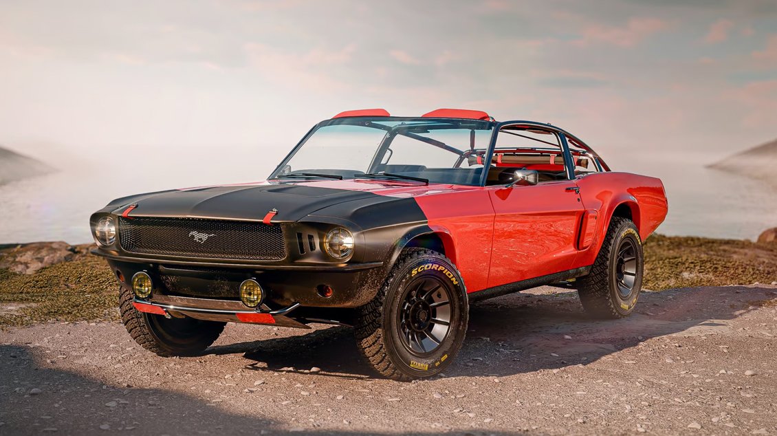 The BorromeodeSilva STL-1 Mustang Restomod Is a Thing of Post-Apocalyptic Beauty