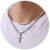 Ascona Layered Cross Necklace Chain for Men Boys，Silver/Gold Layer Stainless Steel Figaro Herringbone Chain Crosses Pendant Necklaces Set for Women 16 18 20 22 24 Inch Simple Jewelry Gifts