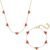 YADUDA Dainty Four Leaf Clover Choker Necklace Set Tiny Cute Pandent Clover Necklaces for Women 18K Gold Plated Stainless Steel Lucky 4 Leaf Pendant Jewelry