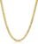 Fiusem 3.5mm Gold Plated Chain for Men, Diamond Cut Stainless Steel Cuban Chain, Miami Cuban Link Gold Chain Necklace for Women Men, Mens Chain 16, 18, 20, 22, 24, 26, 28 Inch