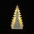 Wooden Christmas Tree Tabletop Decor, Supergorea,LED Wood Craft Christmas Trees Light 2AA Battery Powered 10 inch for Xmas Home Decorations(Indoor)