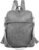 Fashion Women Backpack Leisure Travel PU Leather Anti Wear Big Capacity Casual Outdoors Backpack Ski (Grey, One Size)