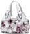 Barsine Vegan Leather Purse for Women Fashion Hobo Style Floral Handbag