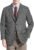 Mens Tweed Blazer Big and Tall Vintage Casual Herringbone Tweed Suit Jackets Two Button British Wool Blend Sport Coat Jacket