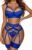 Avidlove Lingerie Set for Women Sexy Strappy Lingerie with Underwired Push Up Bra Support Garter Lingerie