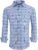 Alex Vando Mens Button Down Shirts Wrinkle Free 4-Way Stretch Print Business Casual Shirt