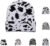 LELEBEAR Cow Print Beanie, for Women Men Beanie Cuffed Hat Warm Knit Hats Stretch Fashion Cap